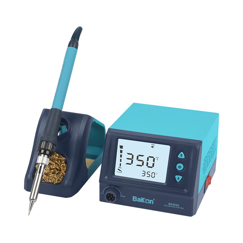 Statie de lipit, afisaj lcd, control digital, 60w element de incalzire ceramic, BAKON, BK969S - imagine 16